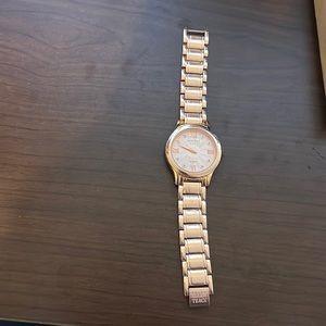 Ellen Tracy Rose Gold Watch